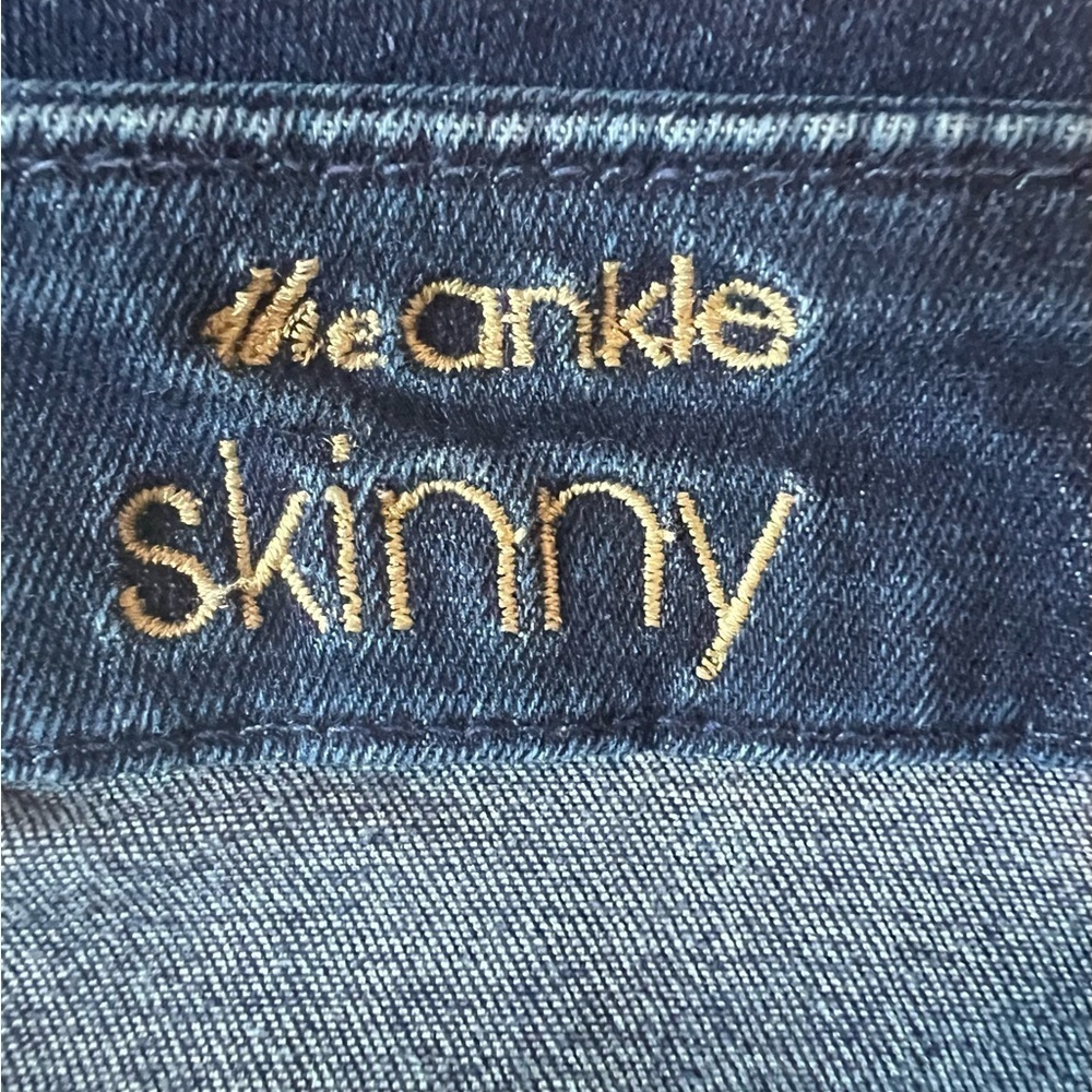 7 For All Mankind Distressed b(air) the ankle skinny jeans size 27 Women - Picture 13 of 14